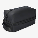 Toiletrybag Blackmatte Pu W 2Compartment