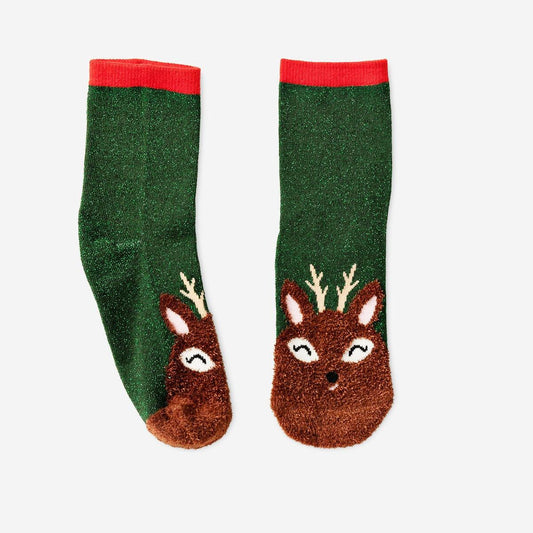 Socks Kids Reindeer Size 30/32