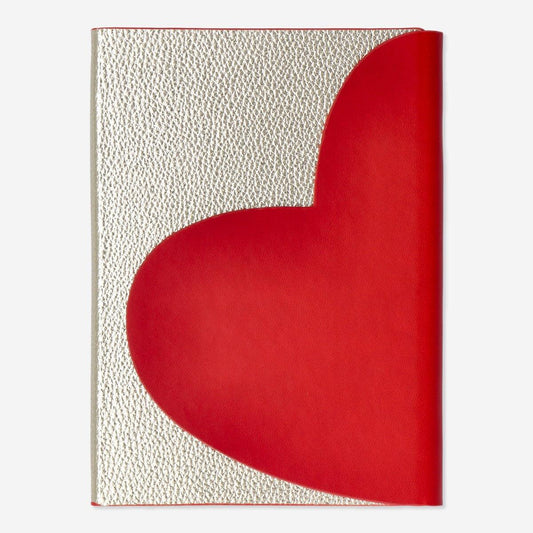 Notebook 13X18Cm Wmagnetic Heart Closure