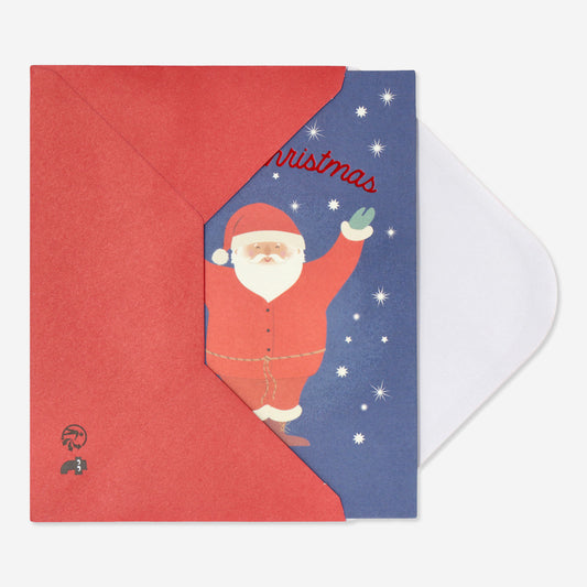 Card Pack Santa 5 Pcs (In)