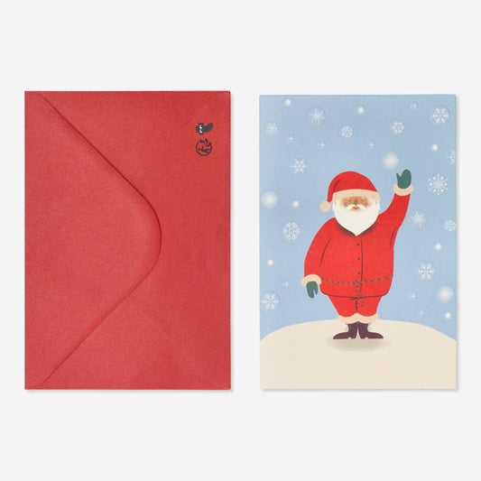 Card with Envelope Xmas Santa (In)