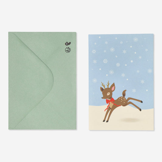 Card with Envelope Xmas Deer (In)