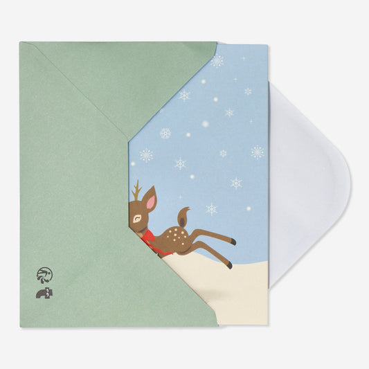 Card with Envelope Xmas Deer (In)