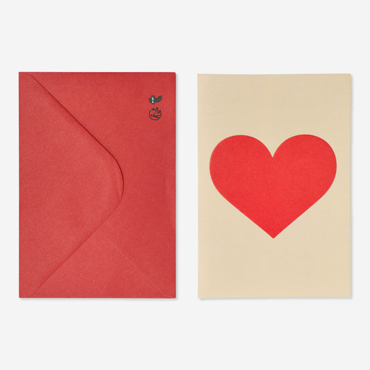 Card with Envelope Xmas Heart (In)