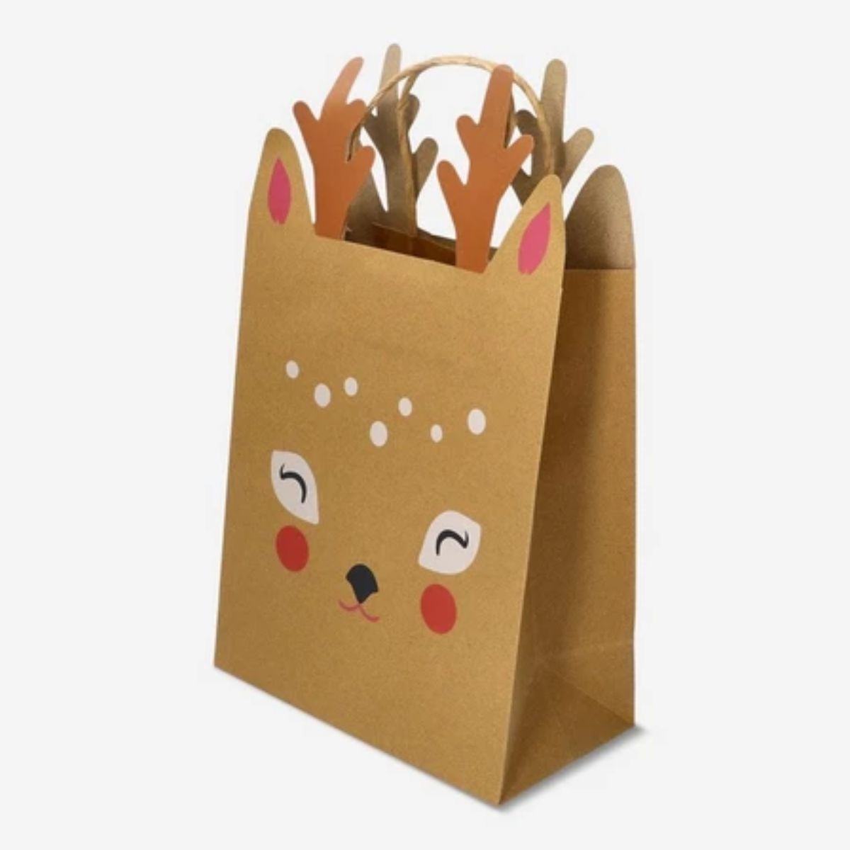 Gift Bag Craft Reindeer  19 X 23 X10 Cm