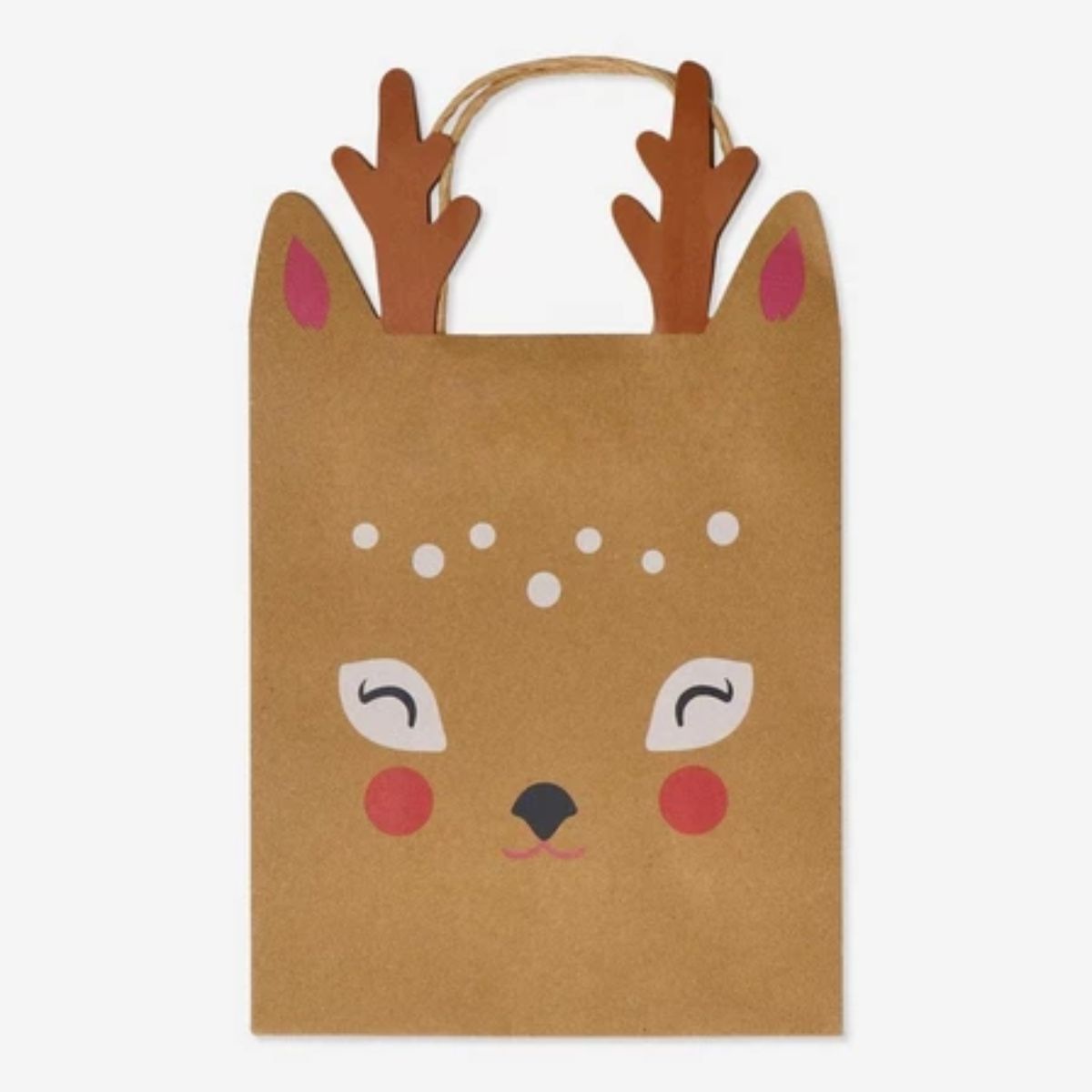 Gift Bag Craft Reindeer  19 X 23 X10 Cm