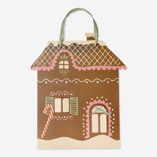 Gift Bag Gingerbread 25 X 33 Cm