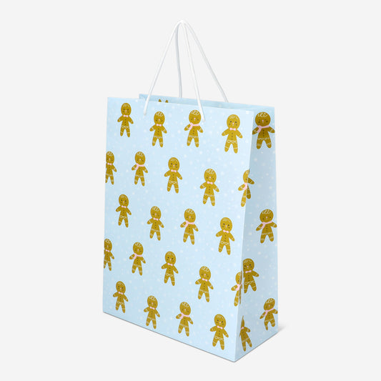 Bag Shop Gingerbread Man Aop 33X25X11 Cm