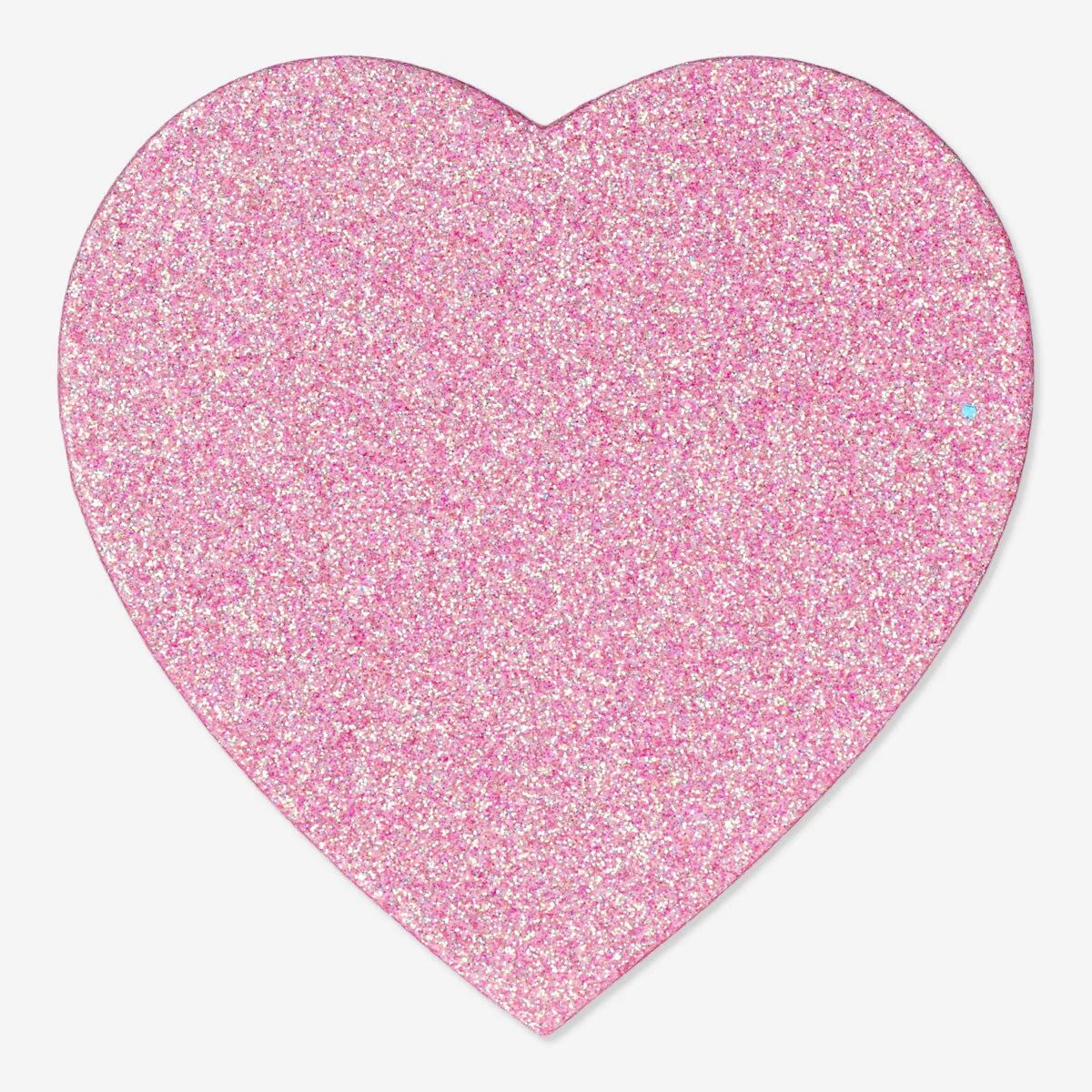 Gift Box Shaped Heart Pink Glitter 18,5 – Flying Tiger
