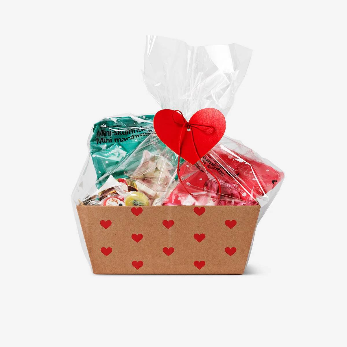 Wrapping Set Hampers Hearts 22X18X9 Cm