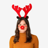 Headband Reindeer W Nose