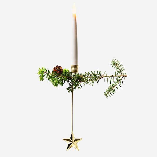 Candle Holder For Xmas Tree with Stardesign