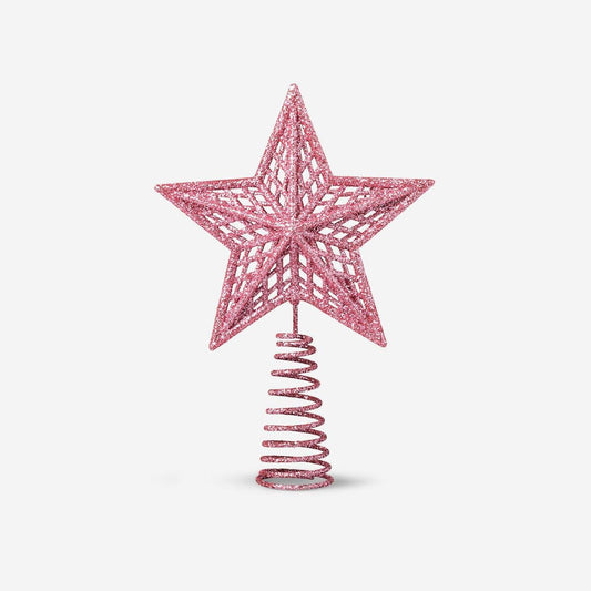 Christmas Tree Star 10 Cm Pink