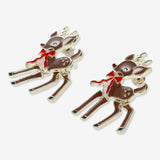 Earstuds with Stud Baby Deer with Moving Legs