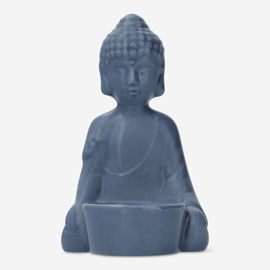 Tealight Holder Ceramic Buddha