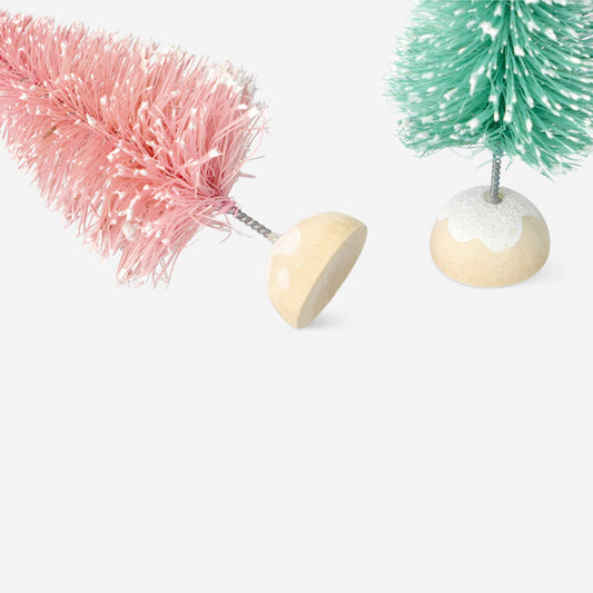 Christmas Tree Small Green & Pink 2 Mix