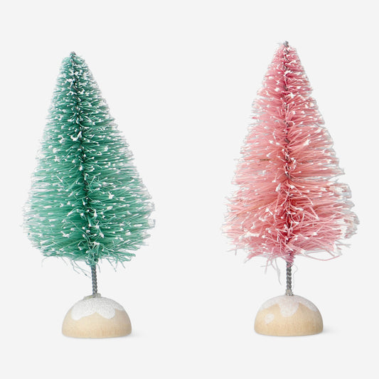 Christmas Tree Small Green & Pink 2 Mix