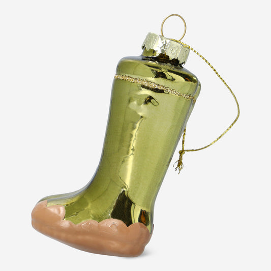 Bauble Rubber Boots Green Glass (In)