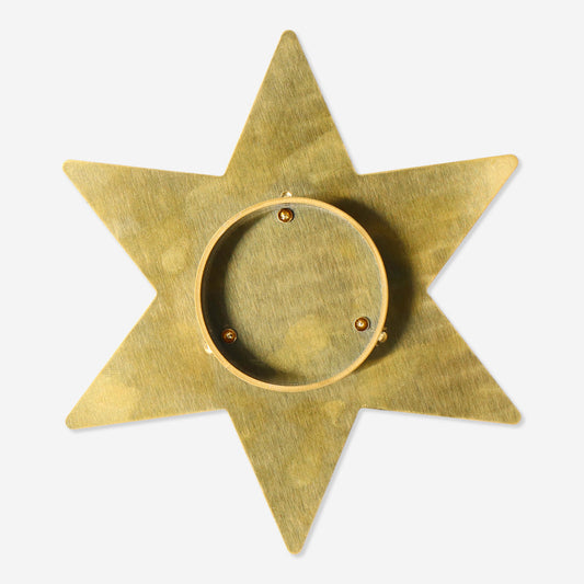 Tealight Holder Star Gold