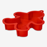 Silicone Form Shaped As Gingerbread Red