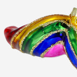 Bauble Mustache Rainbow Glass (In)