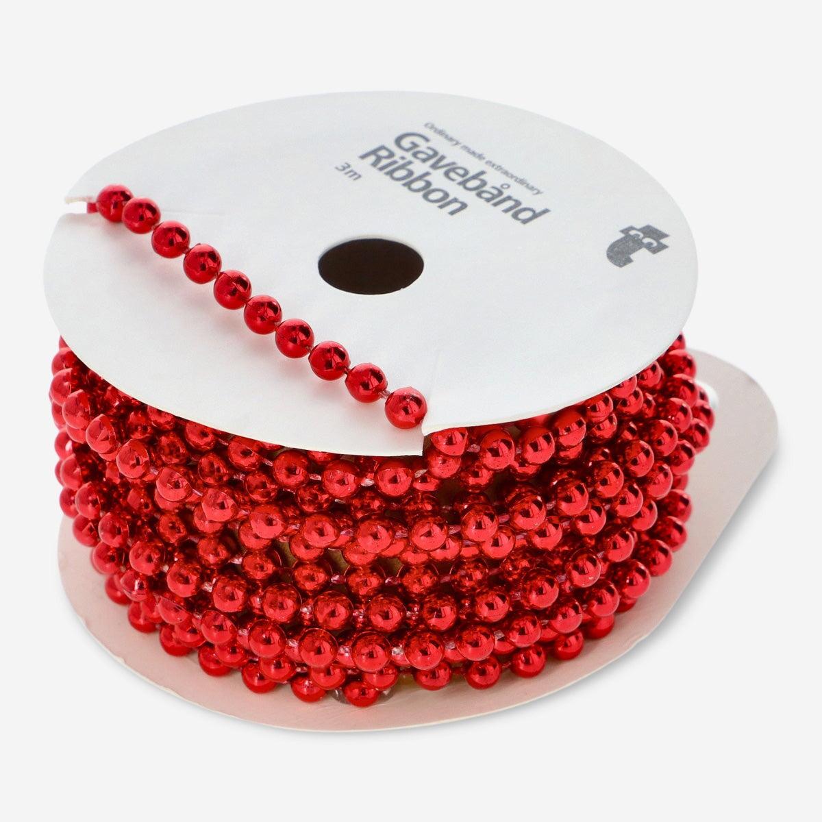 Bead Garland Red 3M