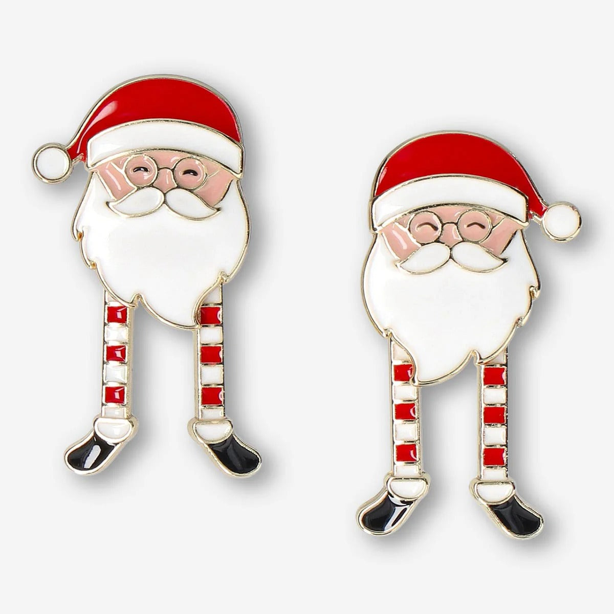 Earrings Santa W. Moving Legs