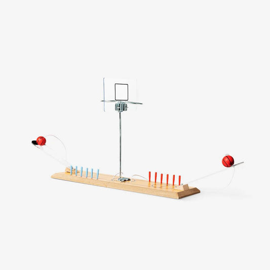 Game Basketball 2 Player Wood Mini Fold