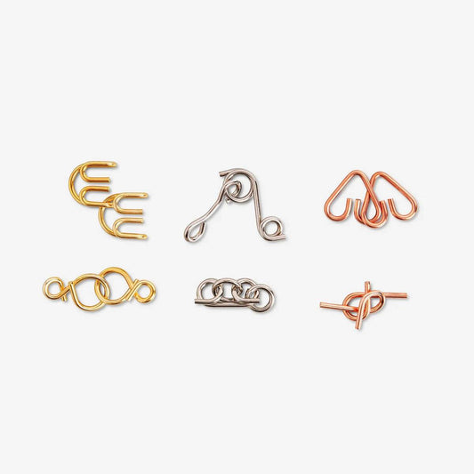 Puzzle Iq Metal 6 Pcs