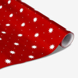 Wrapping Paper Red Star Print 400X70Cm