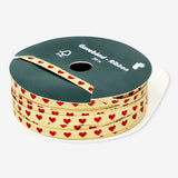 Ribbon Craft Paper W Metallic Hearts 30M