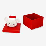 Gift Box W Mouse As Teddy