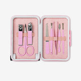 Manicure Kit In Mini Suitcase Wheels 8Pc