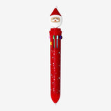 Pen Push W. 10 Colors Santa