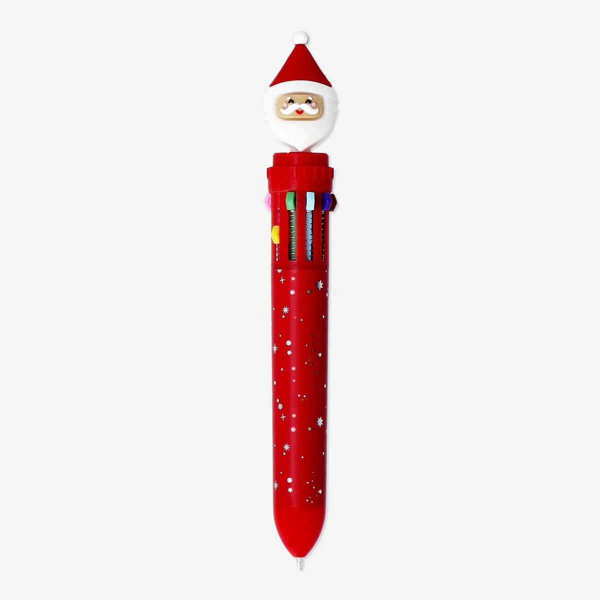 Pen Push W. 10 Colors Santa