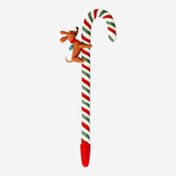 Pen Striped Candycane W. Dog