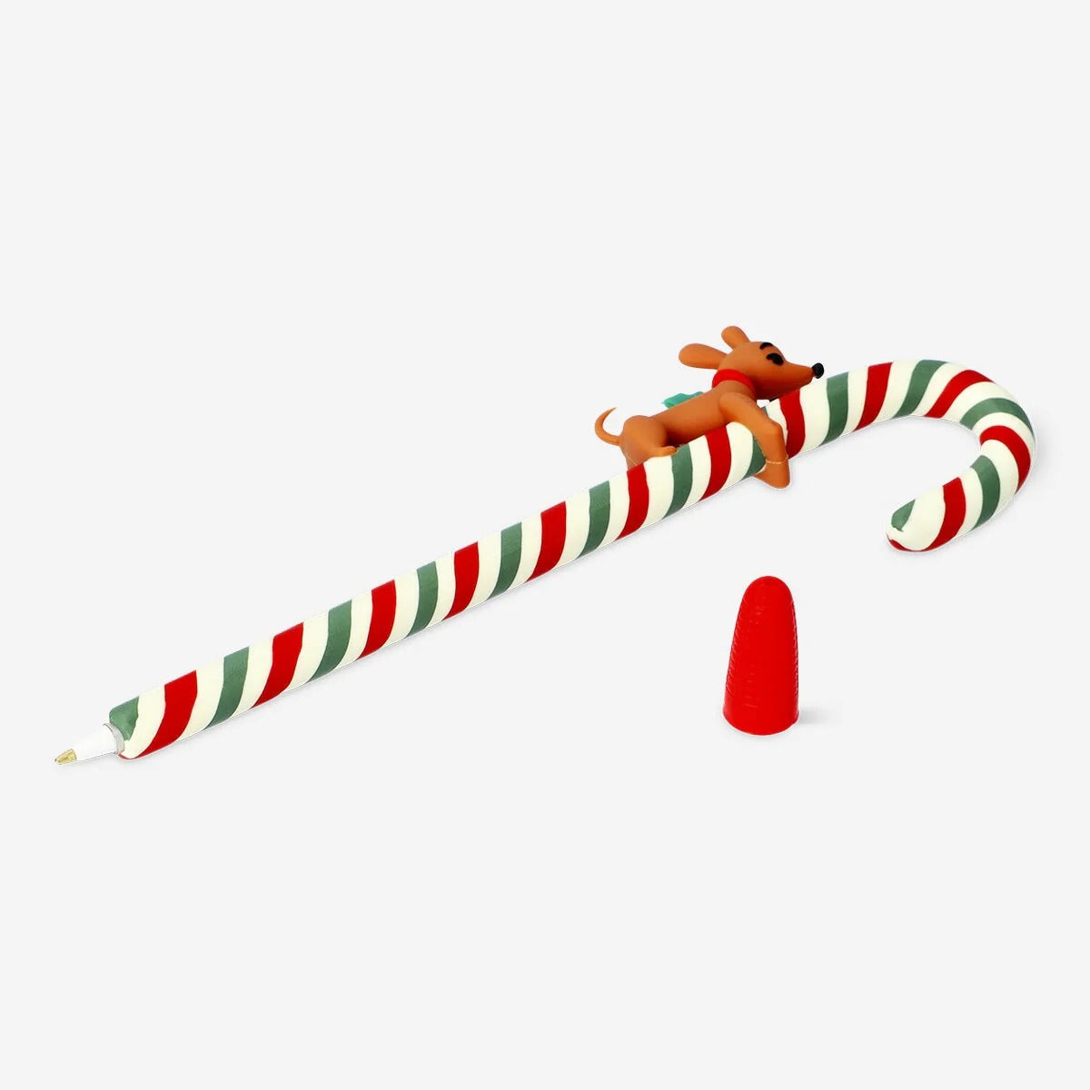 Pen Striped Candycane W. Dog