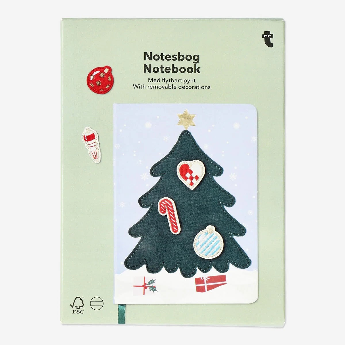 Notebook Velcro Christmas Tree