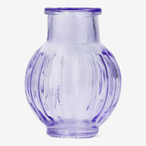 Vase Glass Mini Dia 5,5Cm Mix Puple/Pink