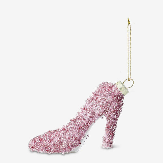 Bauble High Heel with Glass Pearls (In)