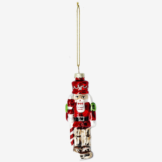 Bauble Tin Soldier Red (In)