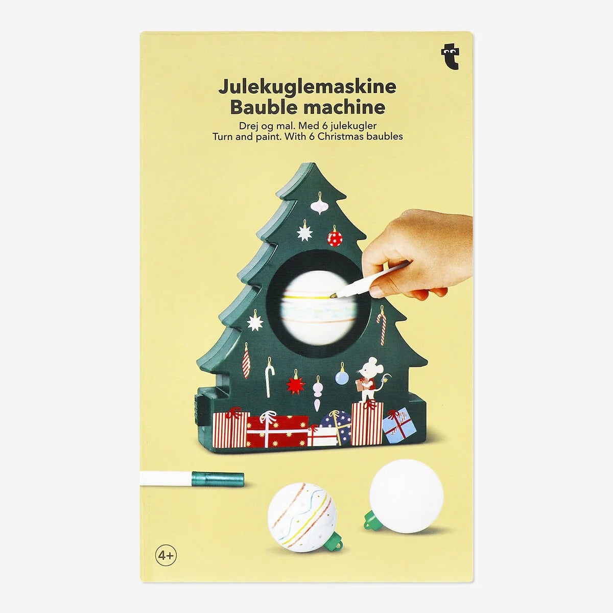 Christmas Baubles Machine Santa