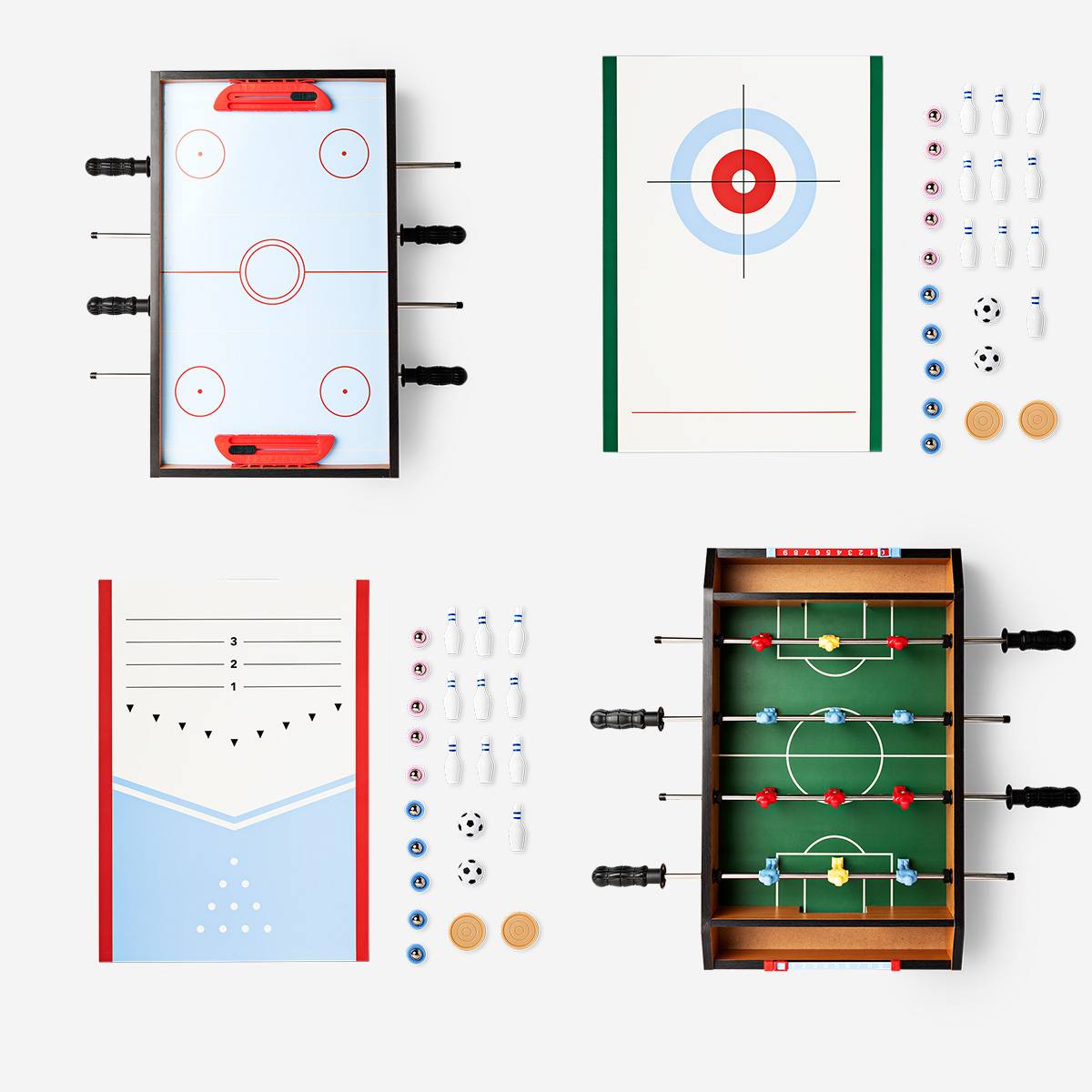 Game Big 5 In 1 Table Games