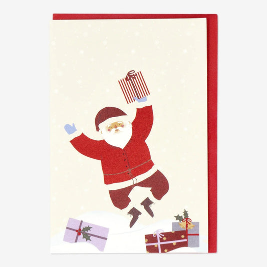 Card W Envelope Xmas Santa (In)