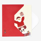 Card W Envelope Xmas Santa (In)