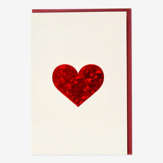 Card Pack Heart 5 Pcs (In)