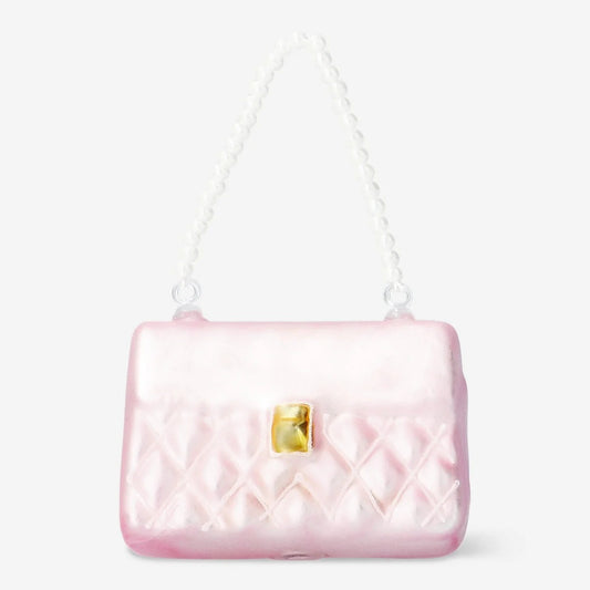 Bauble Pink  Purse with Pearl Handle (In)