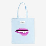 Tote Bag Lips Foil Teen Gifting