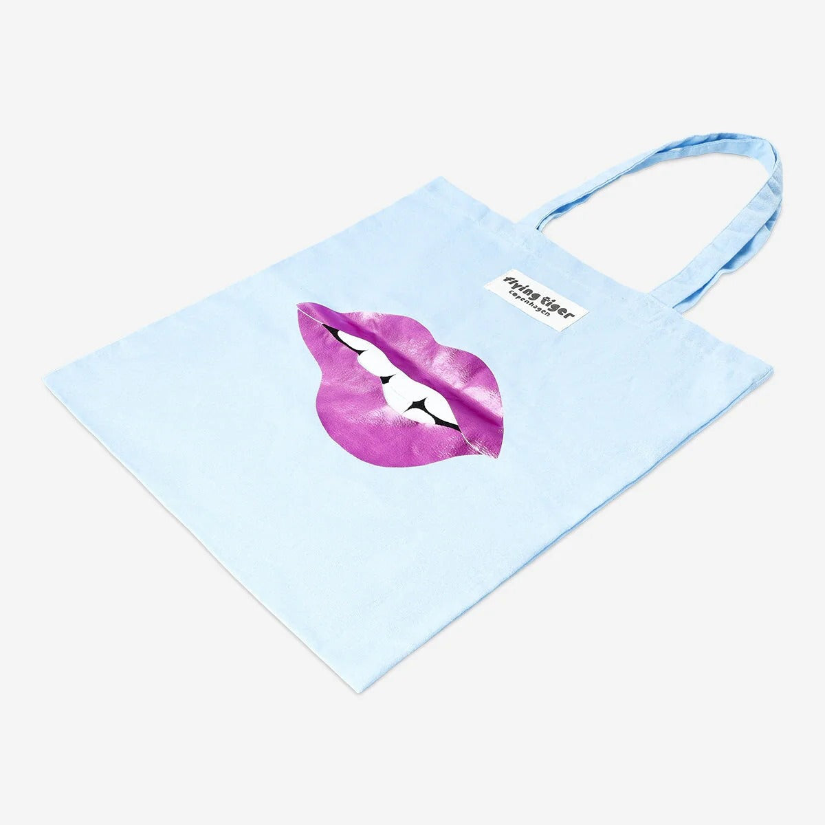 Tote Bag Lips Foil Teen Gifting