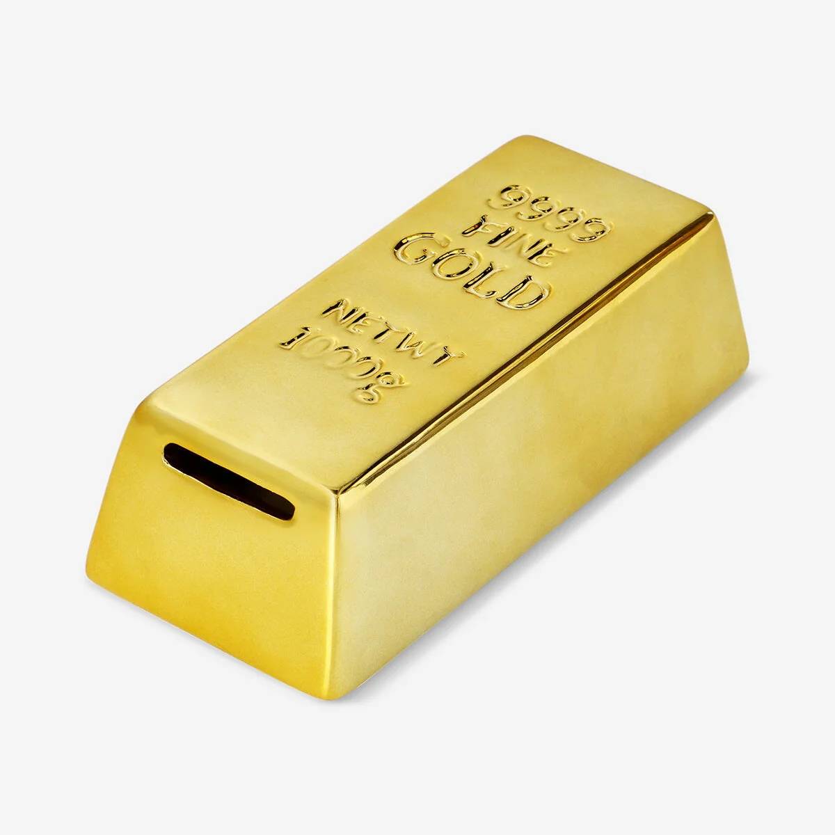 Money Bank Gold Bar